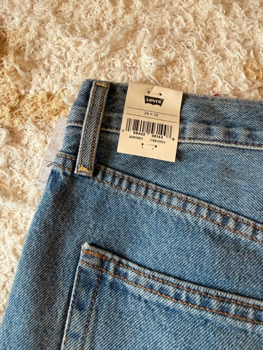 Free People Levi's Ribcage Wide-Leg Jeans 26 - Picture 11 of 13